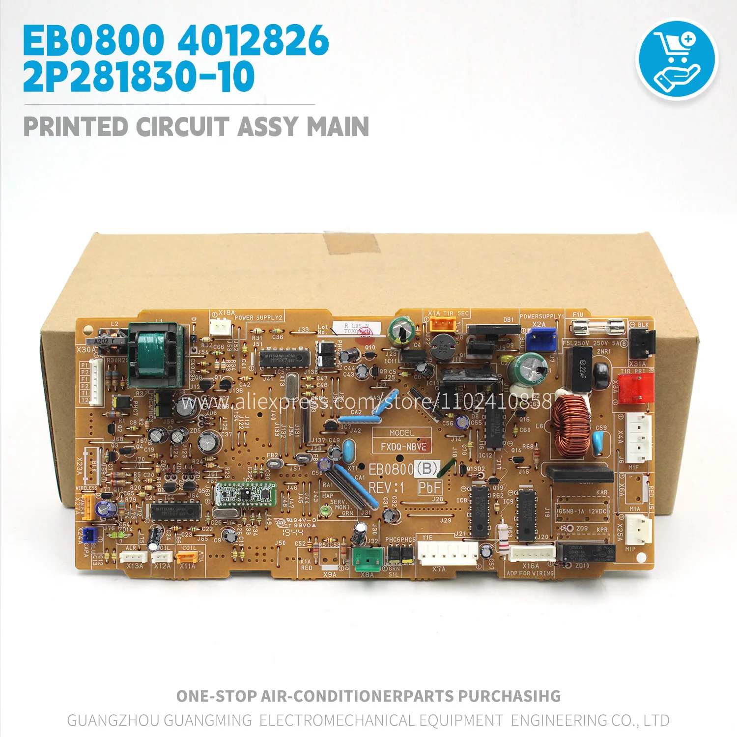 

Printed Circuit Pcb Assy EB0800 Part Number 4012826 For Daikin Indoor Unit FXDQ63NCVE6 YZSDP45PBVE New And Original