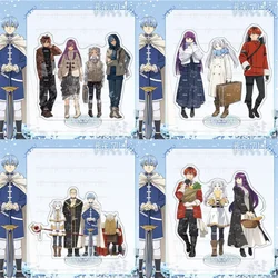 Charm Anime Journey's End Frieren at the Funeral Cosplay Acrylic Keychain HD Figure Standing Model Plate Desk Decorations 15cm