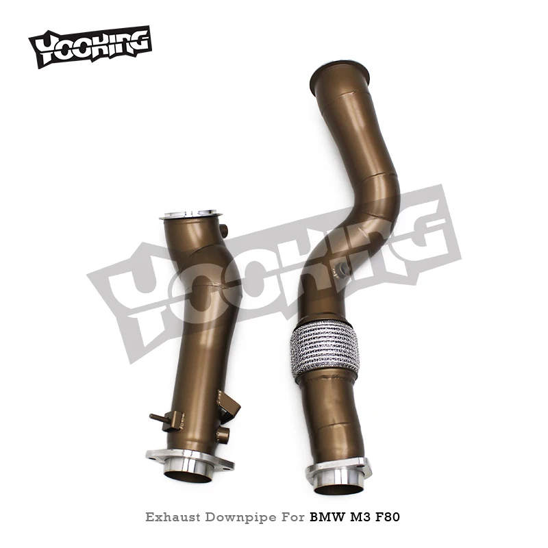 

Free Flow Downpipe For BMW M3/M4 F80/F82 3.0T 2014-2019 Straight Down Pipe With Ceramic Insulation Exhaust System