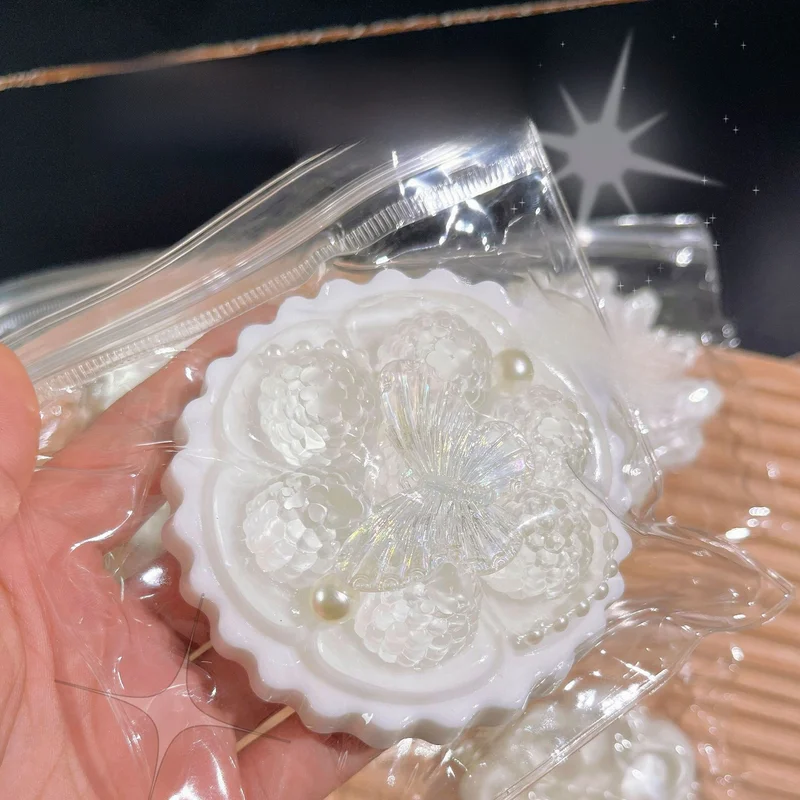 ใหม่ Taba Squishy สีขาวที่ละเอียดอ่อน Baroque Art Cat's Paw สตรอเบอร์รี่ Tart Fidgeting ของเล่นเด็กผู้ใหญ่หญิงวันหยุดของขวัญวันเกิดของเล่น