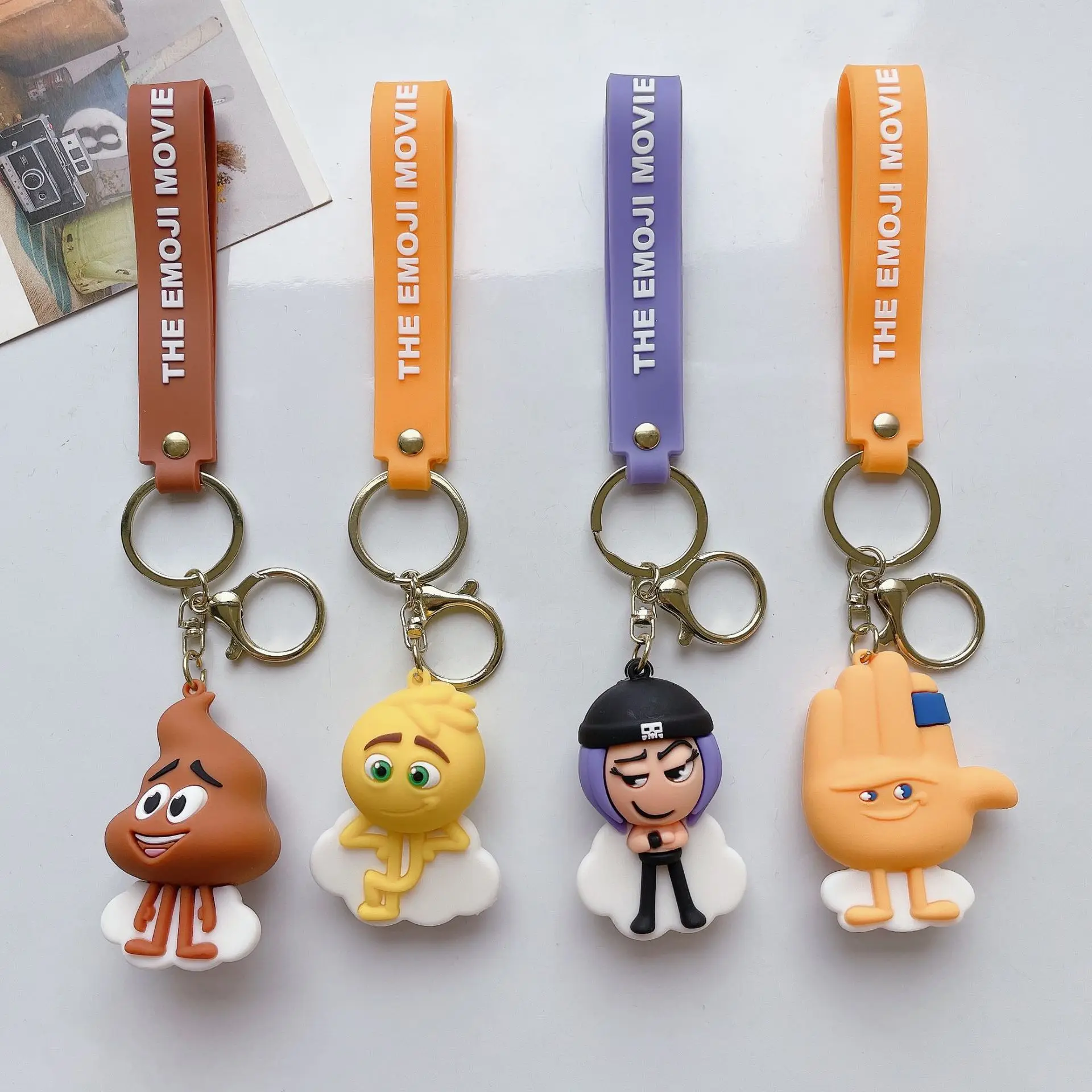 

Creative Cartoon Emojis Fantasy Adventure Keychain Bag Car Keychain Accessories Gift Wholesale Personalized Gifts Y2k Fashion