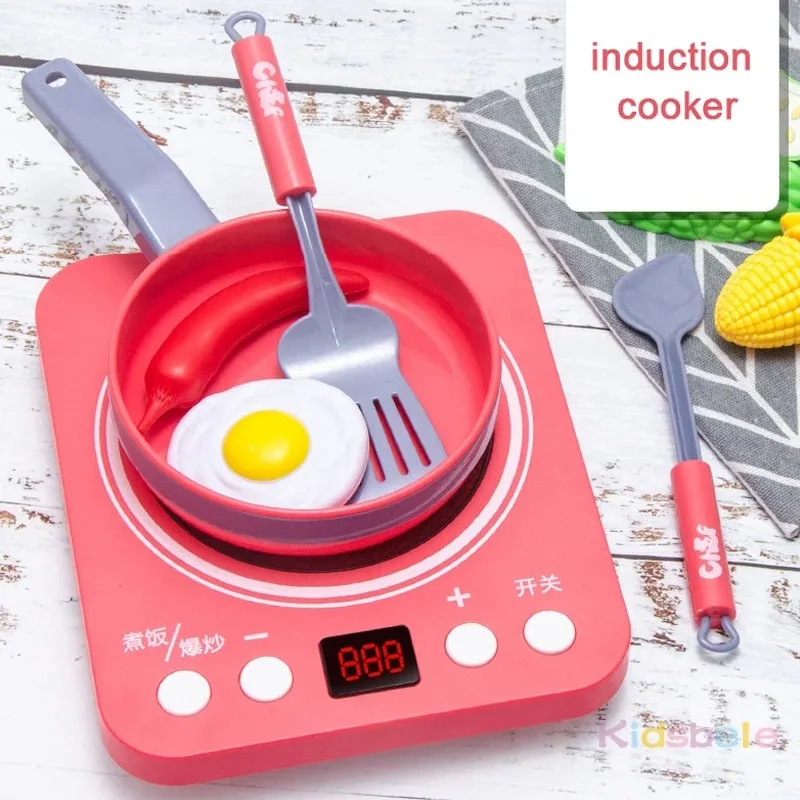 Giocattoli da cucina per bambini simulazione cucina casa da gioco giocattoli educativi Mini cucina pentole Pan giochi di imitazione giochi di ruolo giocattoli