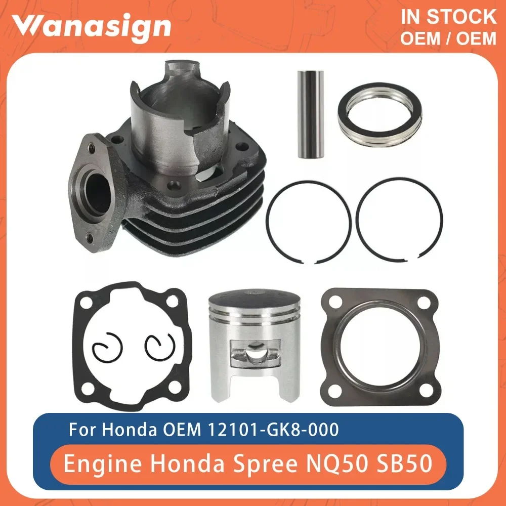 Cylinder piston gasket Rebuild Overhaul Kit STD 41mm 50cc For Honda Spree NQ50 Scooter SB50 50 cc1984-1990 12101-GK8-000