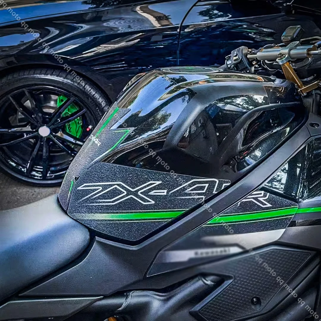 Anti Slip Motorcycle Fuel Tank Sticker 3D Oil Gas Cover Protection Decals Kit Waterproof Accessories For ZX-4R ZX4RR