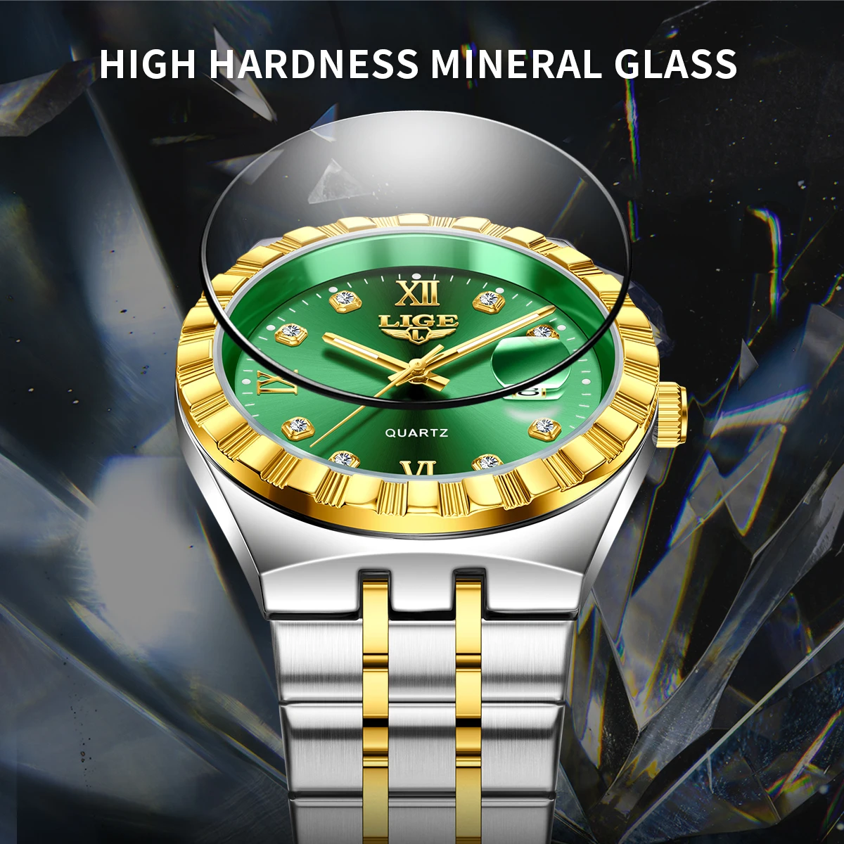 New LIGE 2026 Luxury Men Watches Business Casual Man Watches Waterproof Luminous Date Man Quartz Wristwatch For Christmas Gifts