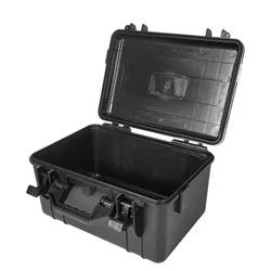 Caja de herramientas de plástico para almacenamiento, organizador de cofre de herramientas grande, impermeable y a prueba de golpes, Maleta profesional portátil con herramientas de trabajo