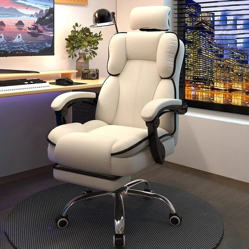 Luxury Upholstered gaming chairs Folding Rolling Swivel Adults Chair Office Nordic Adult Rocking Chair Furniture Living Room