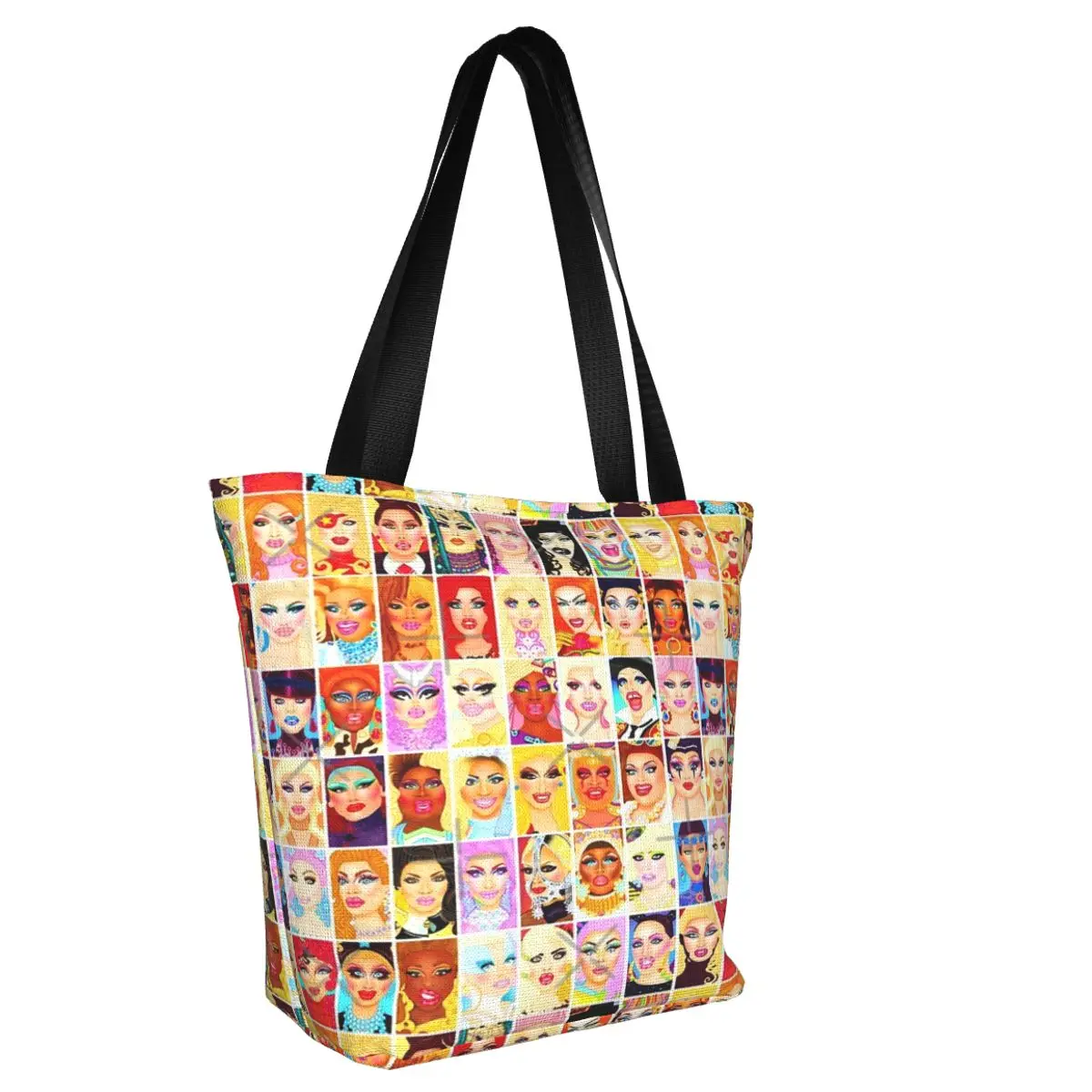 DRAG QUEEN ROYALTY Casual Shoulder Tote Shopping Bag Large Capacity Wider Handloom For Fitness Birthday Gift