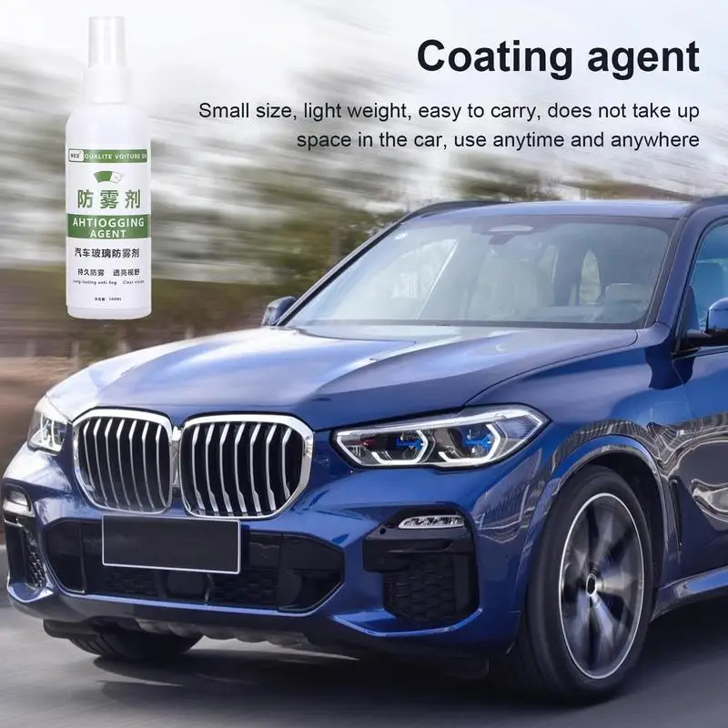 Windshield Anti-fogging Agent Auto Glass Rainproof Anti-fogging Coating Agent 100ml Anti Fog Rain Repellents Spray For Glasses