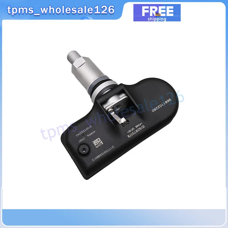 Sensor sistem monitor tekanan ban TPMS 433MHZ 4 buah 9681102280 untuk 2005-2009 Peugeot 1007 407 607 807 2004-2013 Citroen C5