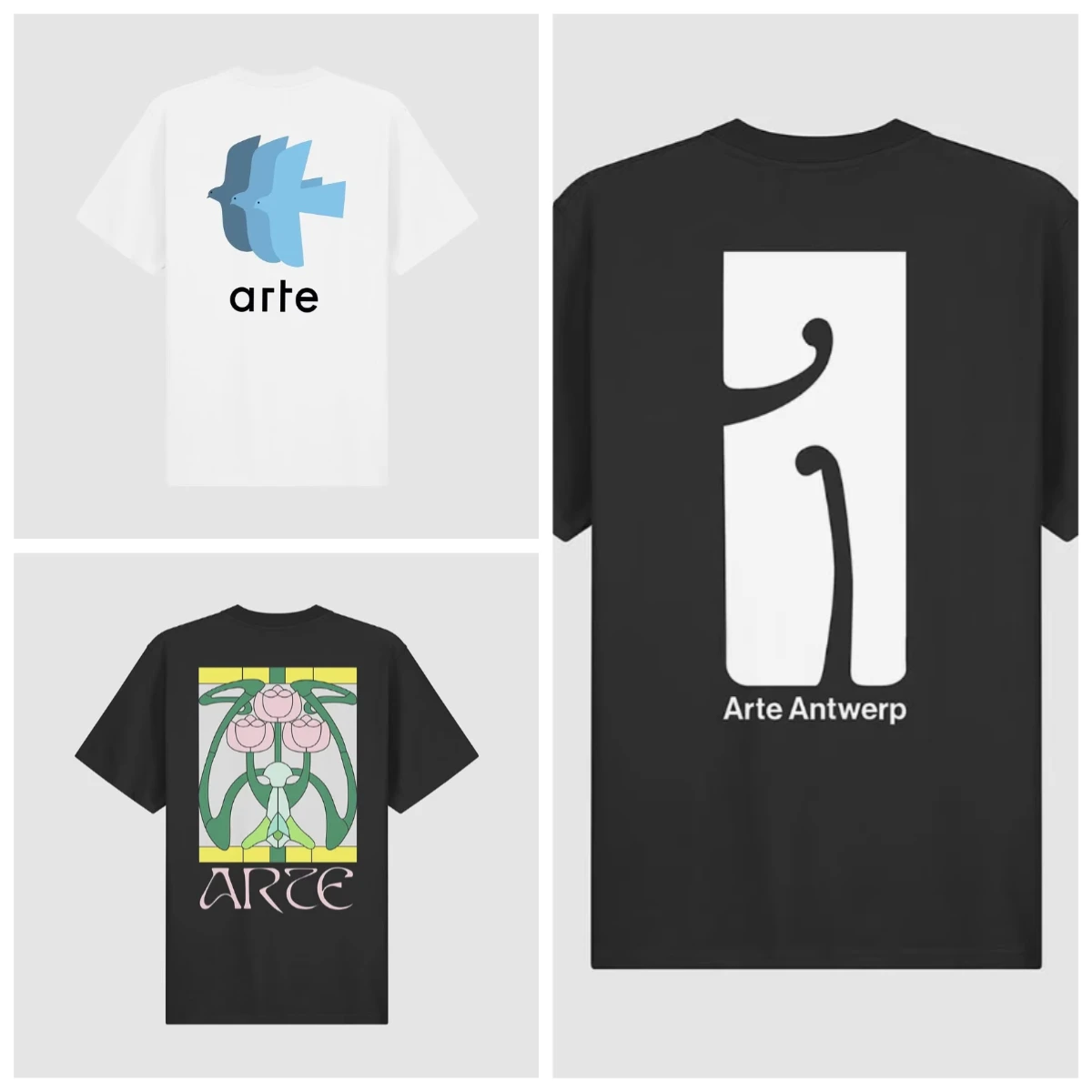 

New Arte Antwerp T-Shirt Men Oversized Y2K Streetwear Hip Hop Graphic Print Cotton Short Sleeve Casual Summer Tee