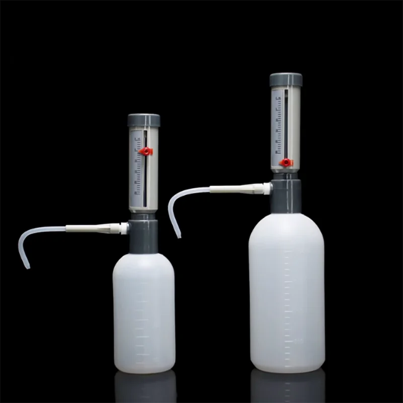 Lab Bottle Top Dispenser Economic Dispenser 0-25 ml Adjustable Liquid Adder Semi-automatic Liquid Dispenser No bottle