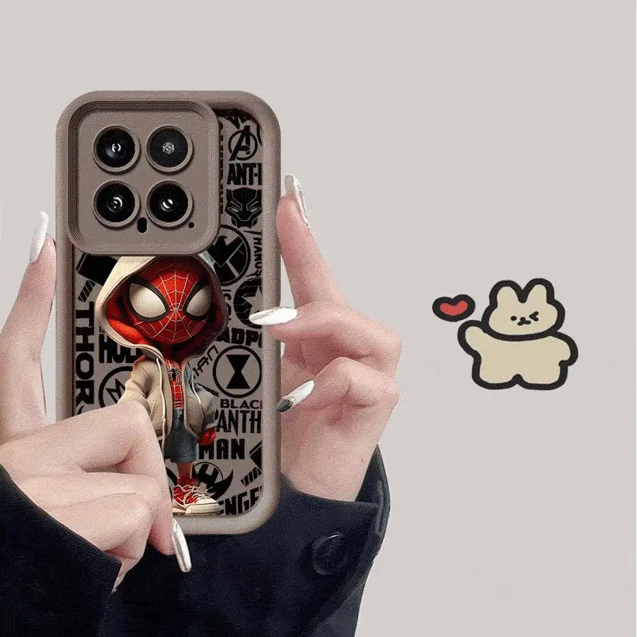 Marvel Spiderman Comics Phone Case for Xiaomi Redmi Note 11 Pro 5G 12S 11S 12 13 11 ProPlus 10S 10 Pro 13 5G 9 Coque Cover