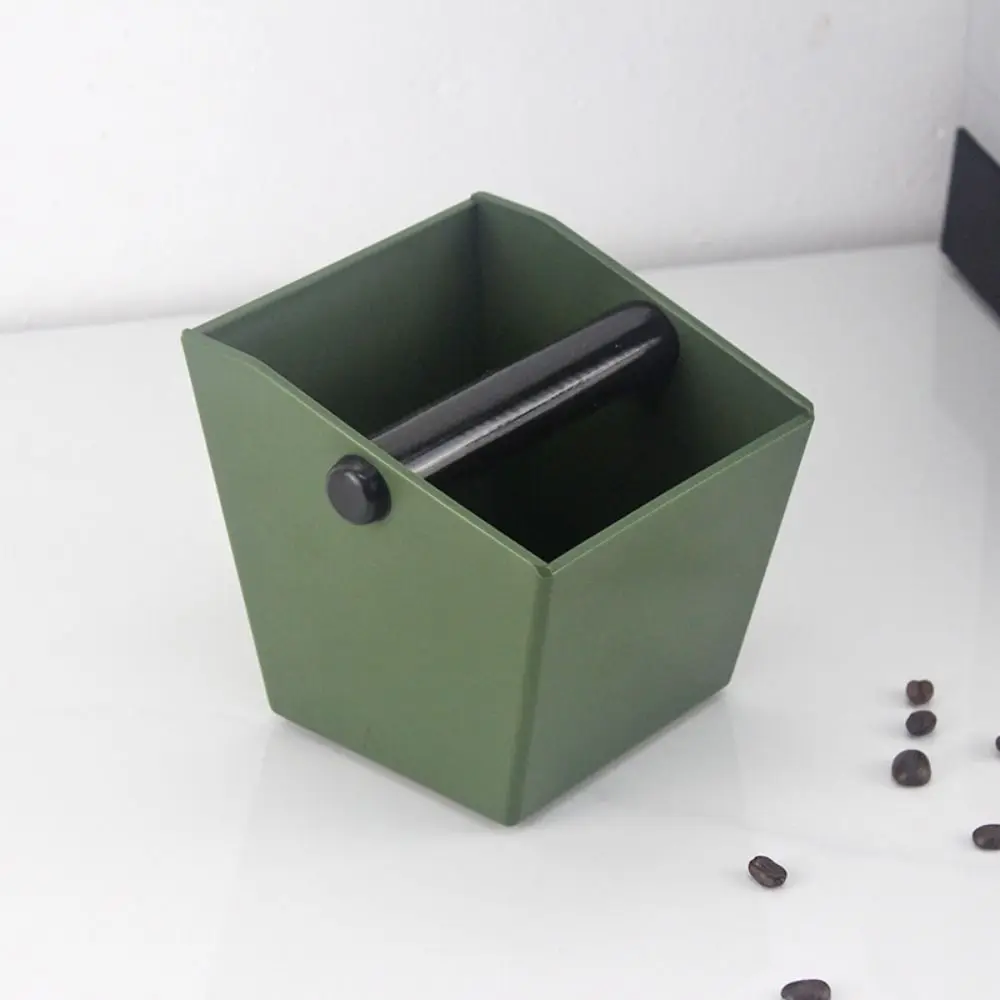 Anti Slip Coffee Grounds Bucket Semi-automatic Shock-absorbent Espresso Dump Bin Reusable Space Saving Coffee Knock Box