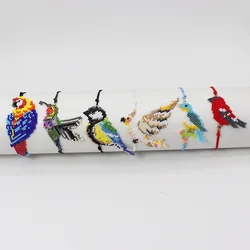 Rice bead bracelet Bird parrot Hand knitting Originality Adjustable Bohemia Design Fashion Simple Magpie Beaded bracelet