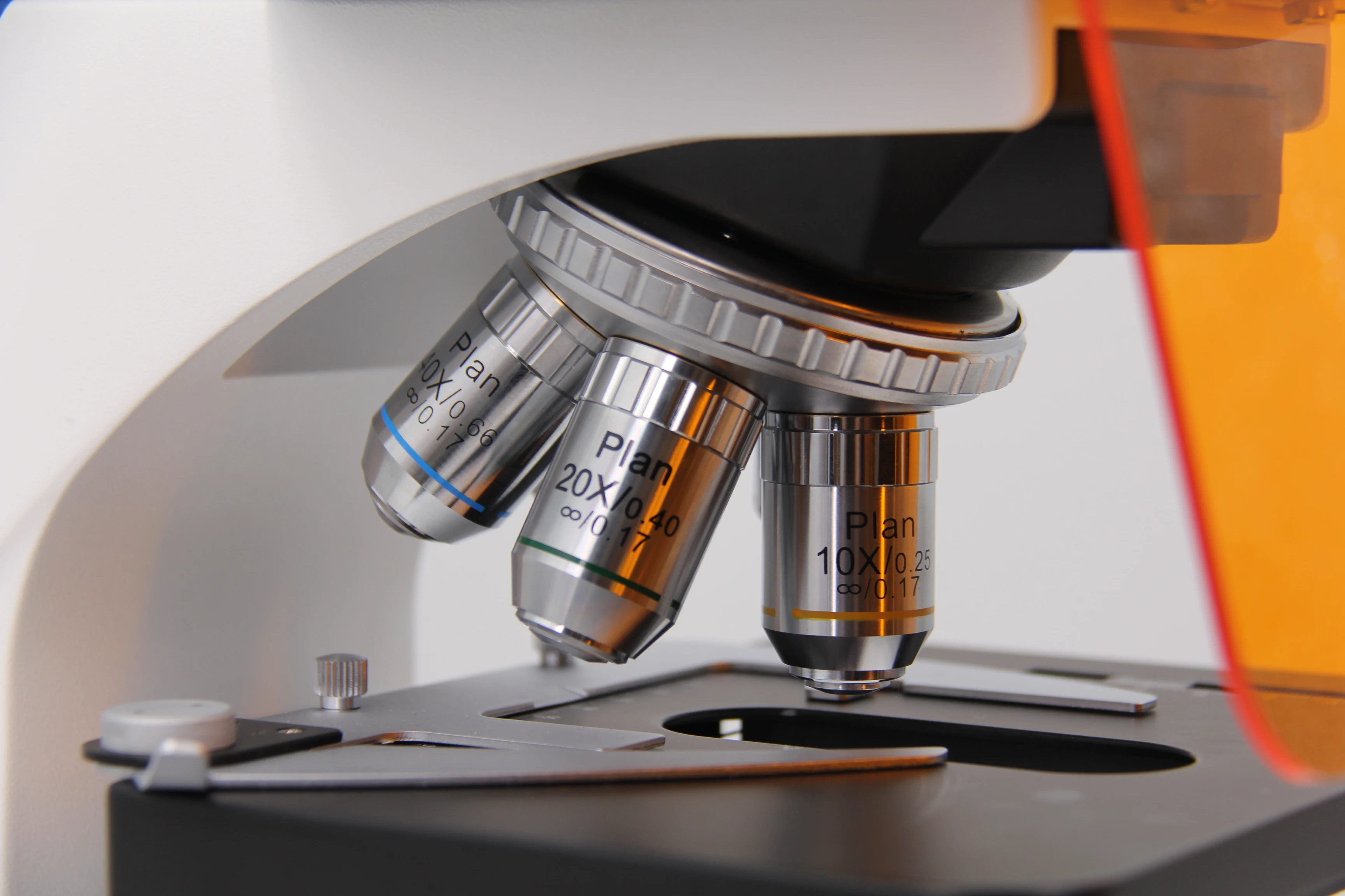 OPTO-EDU A16.2603-LT4 Trinoculaire LED-microscoop Quarduple, Infinity Plan