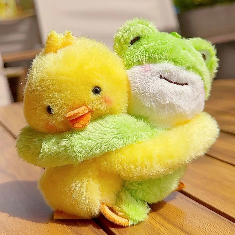 2pcs Kawaii Hug Animal Key Buckle Magnetic Monkey Cartoon Couple