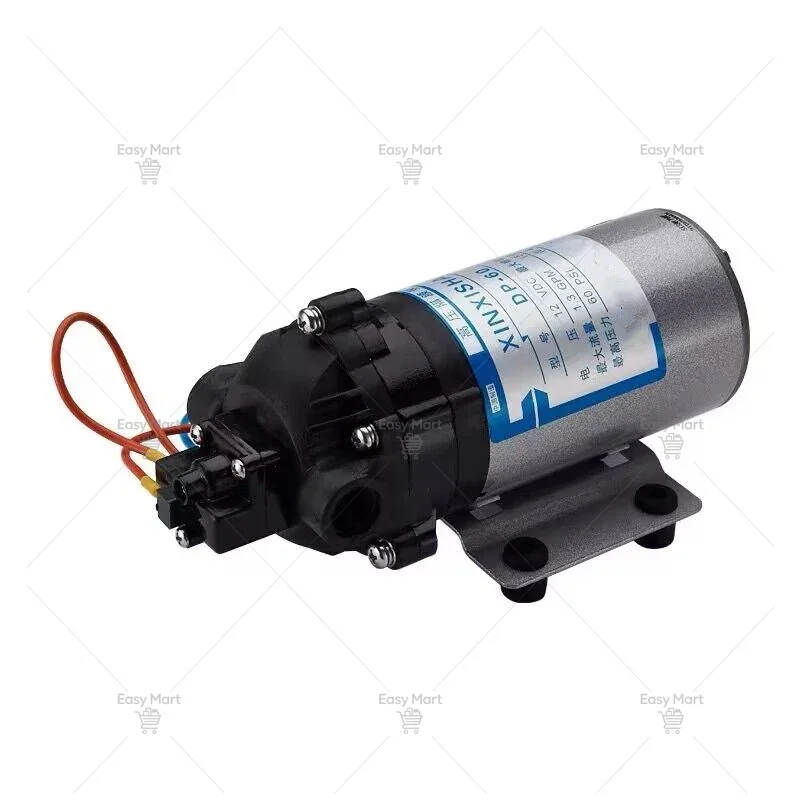 12V 24V Self-Priming Pump Micro High-Pressure Diaphragm Pump Spray Pump Corrosion Resistant