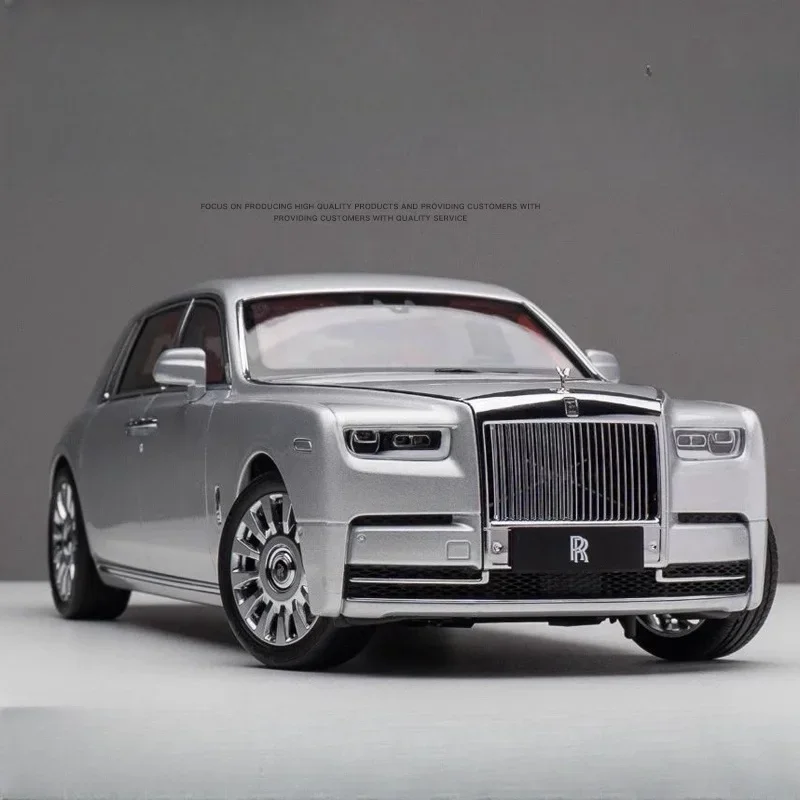 1:18 Limited edition Rolls-Royce Phantom 8 generation Phantom alloy compression shaft miniature model, adult decoration, boy toy