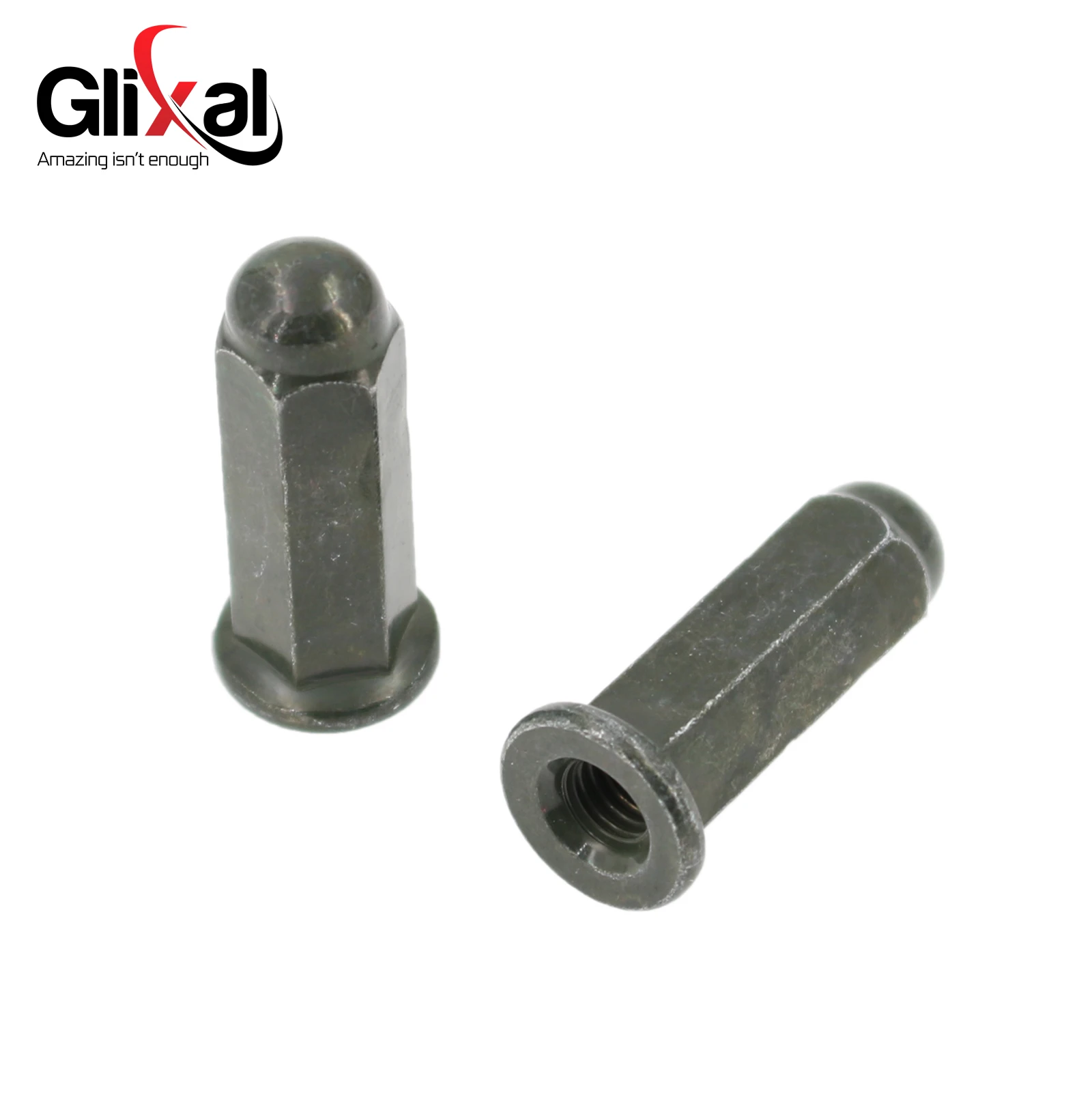 Glixal GY6 50cc 150cc Premium Exhaust Gakset Set, Intake & Exhaust Studs, Exhaust Nuts Cap for 139QMB 152QMI 157QMJ Engine