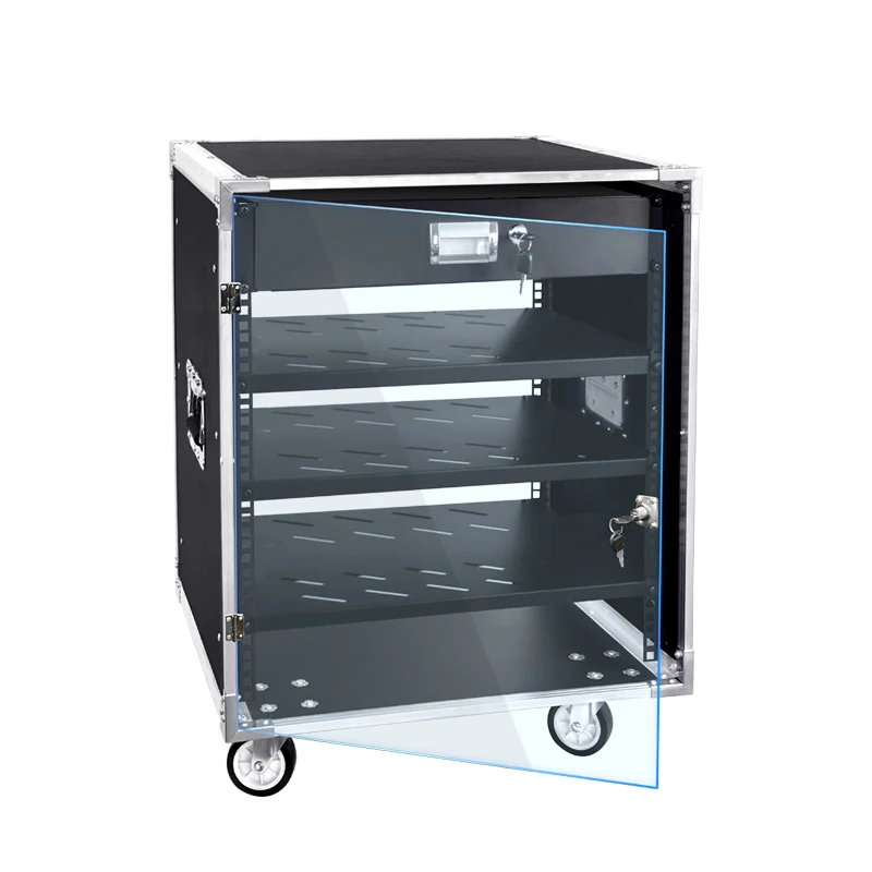 

8U/10U/12U/16U/20U Power Amplifier Cabinet Home KTV Audio Equipment Cabinet Mixer Shelf Air Case