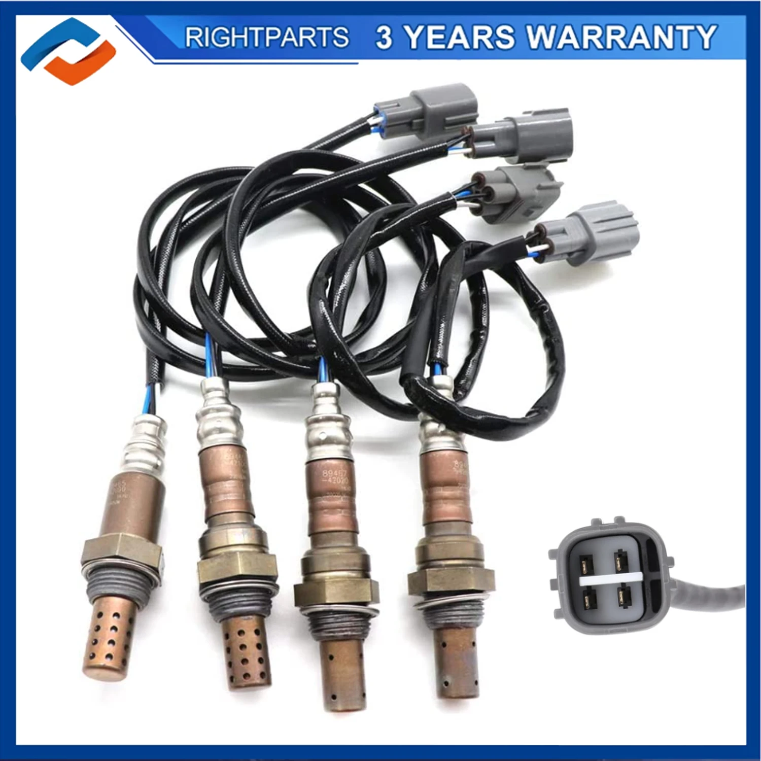 

4PCS NEW Rear Front Air Fuel Ratio Lambda O2 Oxygen Sensor For Toyota Rav4 01-03 89467-42010 89467-42020 89465-42090 89465-42100