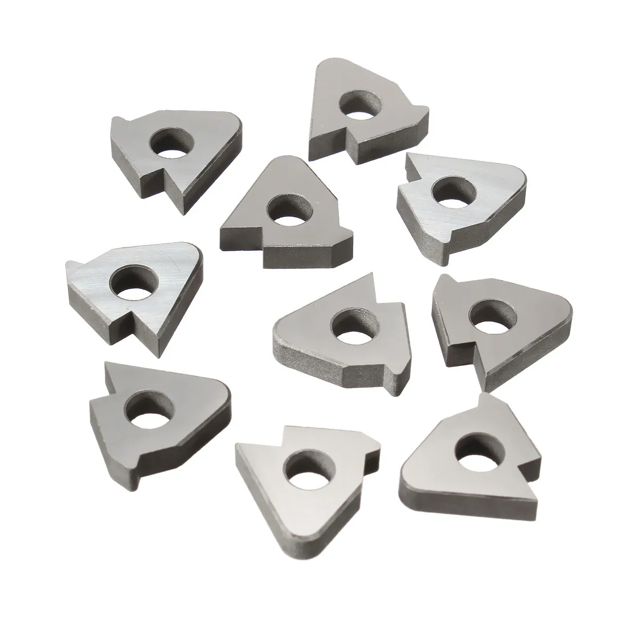

10pcs Cnc Carbide Inserts For 16Er /16Irag60 Ser/Sel Turning Tool Seats Insert Replacement Mechanical Parts