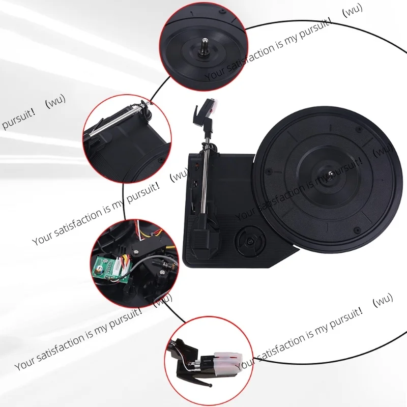 Turntable Automatic Arm Return Record Player Gramophone For Lp Vinyl Record
