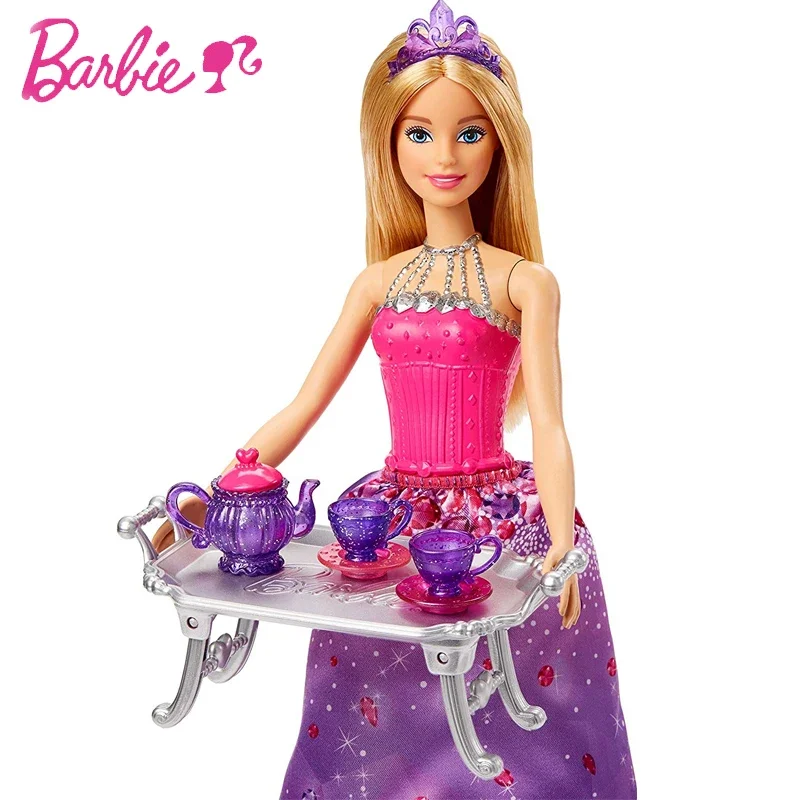 Mattel barbie bonecas para meninas brinquedos bonito jogar casa brinquedos presentes de aniversário princesa brinquedos linda princesa cabelo brinquedo para crianças