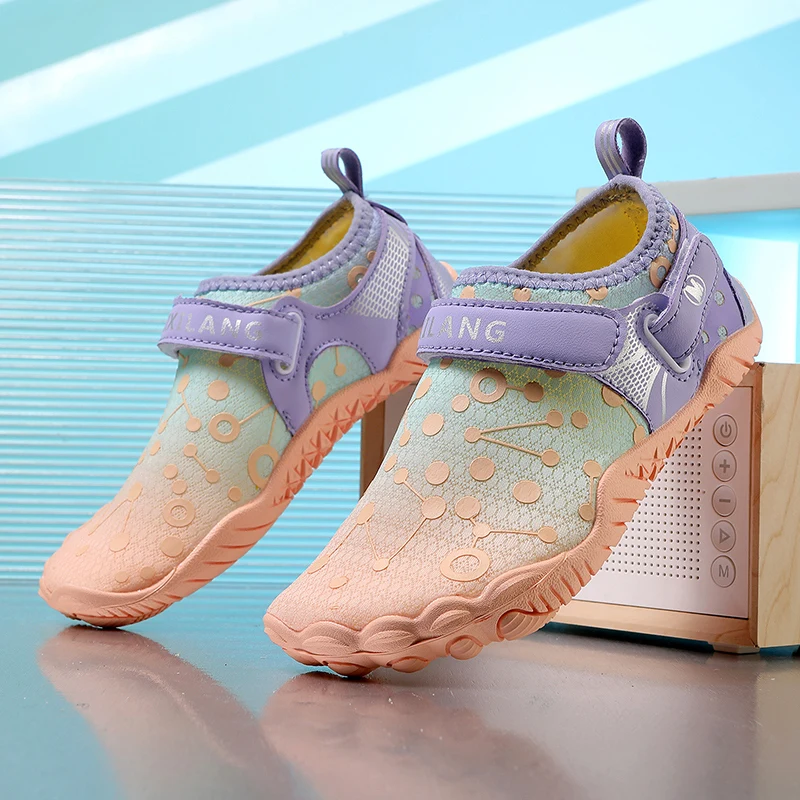 

Новинка 2023 года, детская обувь для отслеживания, удобная летняя обувь для подводного плавания, легкая противоскользящая пляжная обувь для серфинга