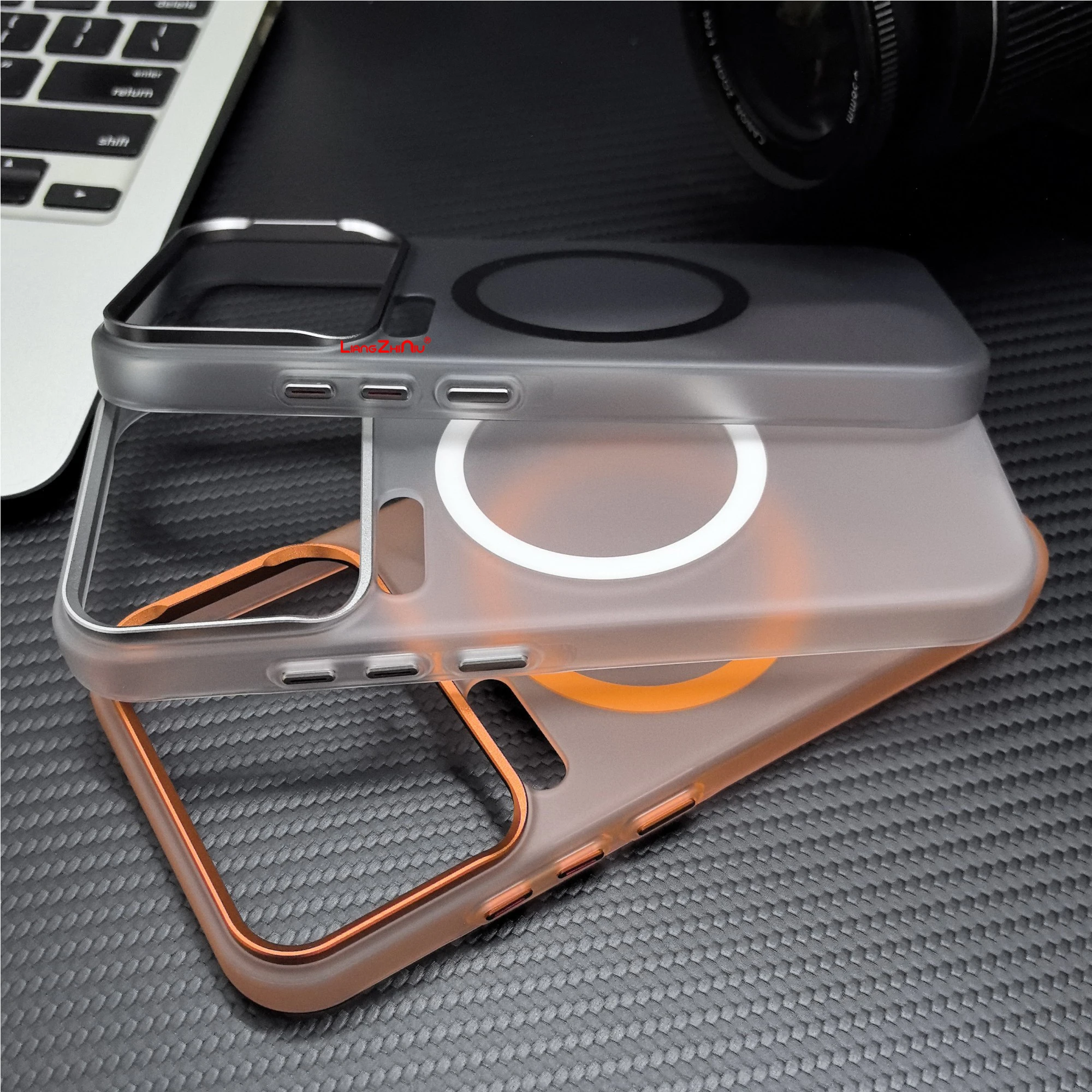 Para Xiaomi 17 Pro Max / 17 Pro / Mi 17 funda de teléfono Magsafe magnética semitransparente esmerilado a prueba de golpes funda dura ultrafina para Pc