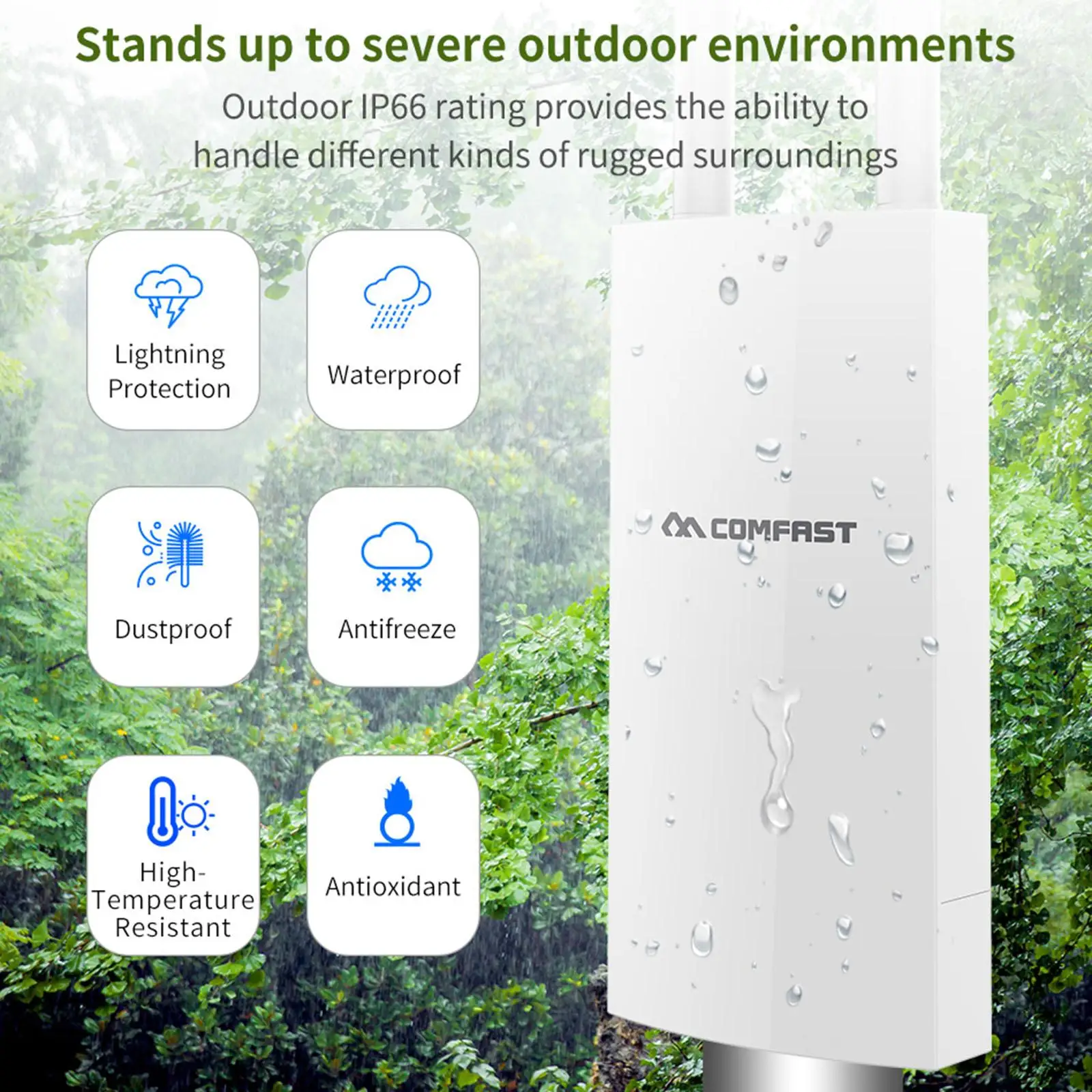 Comfast 1200mbps Wifi Outdoor Wireless Long Range Ap Networking Equipment Access Point