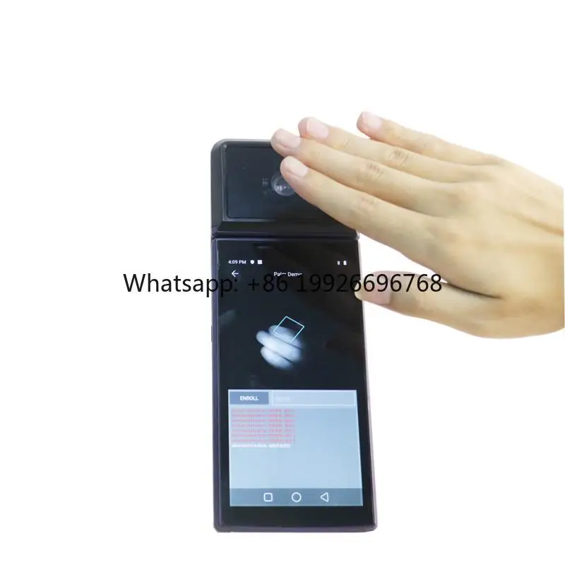Handheld POS 6 Inch Biometric Palm Vein Scanner  Identification Payment Solution Free Sdk Technology