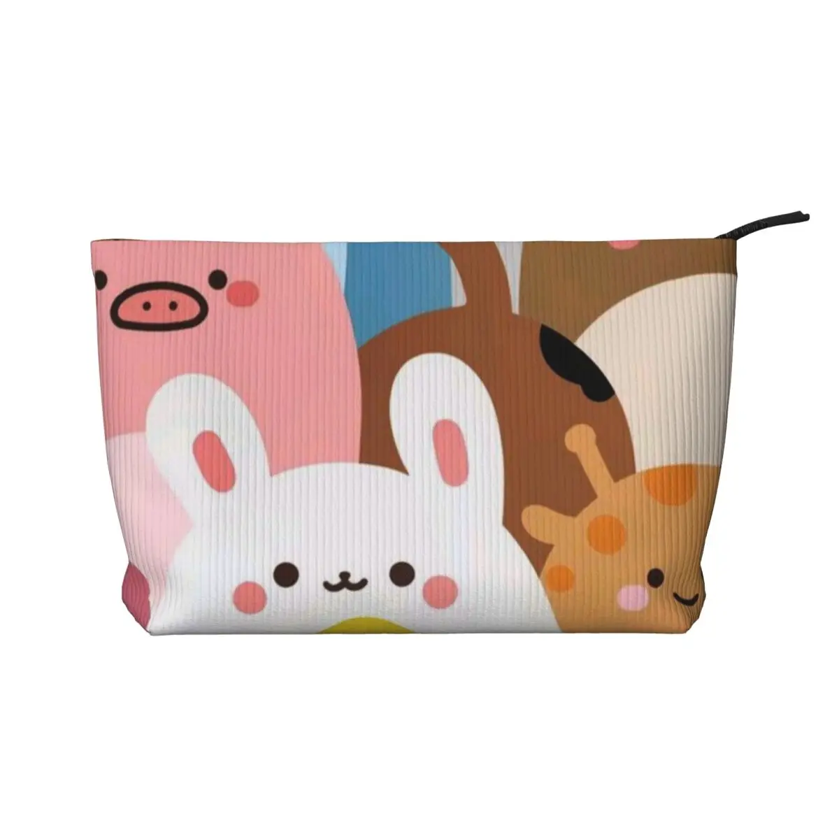 

Retro Artistic Corduroy Cute Collection Of Animals Makeup Bag Cotton Bag Handbag Storage Bag Women's Handbag Bag