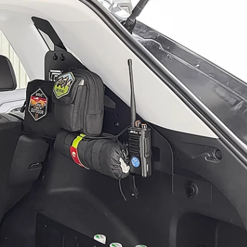 

Trunk Side Window Molle Panel Cargo Storage Debris Racks For Toyota RAV4 2019-2024