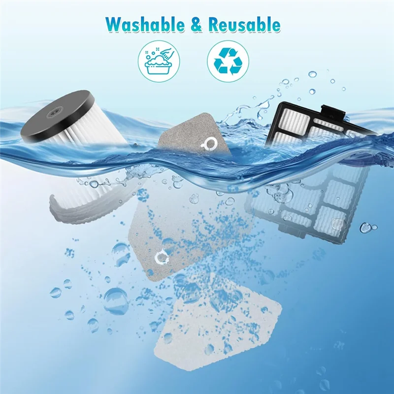 Piezas de repuesto de filtros HEPA A71P para Shark BU3521 BU3523, Kit de accesorios de limpiador de varilla inalámbrico