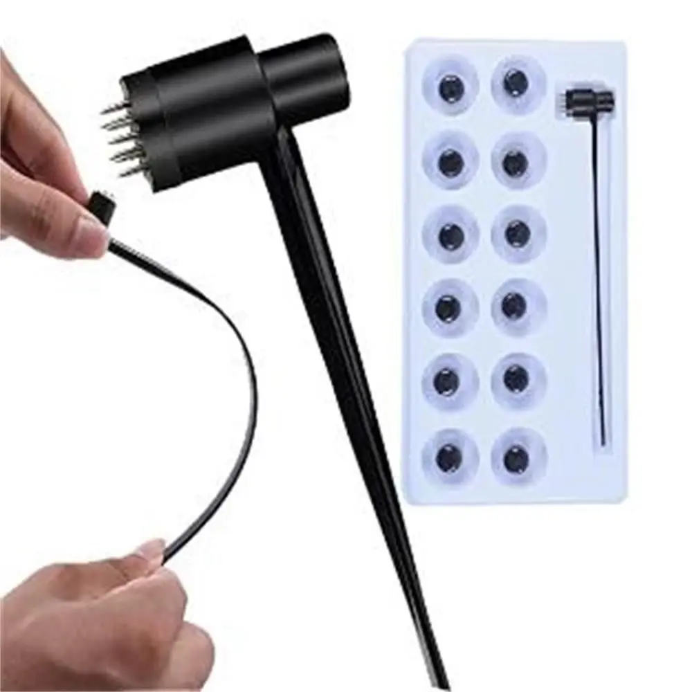 

Plastic 7 Star Needle Portable Single Head 7 Star Plum Blossom Hammer Double Head Plum Blossom Dermal Hammer for Home Use