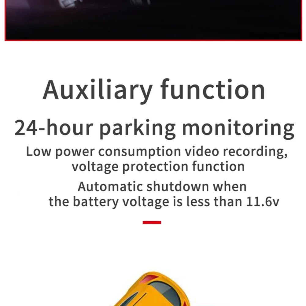 

Anti Corrosion and Wear Resistant Car DVR Logger 128G Maximum Storage Suitable for 12V Cars WiFi Mobile Internet