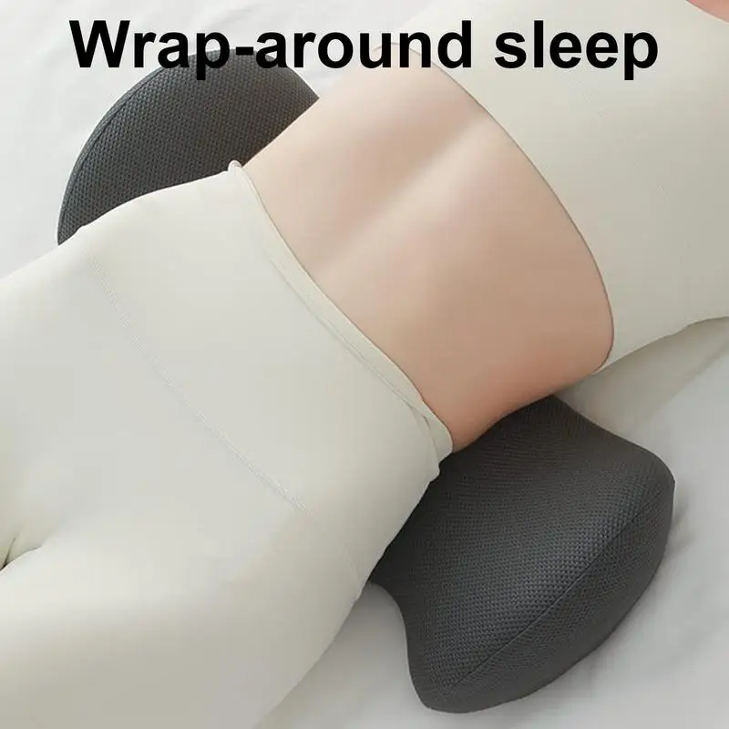 Almohada de apoyo para la espalda, cojín ergonómico de apoyo Lumbar, cómoda para la cama