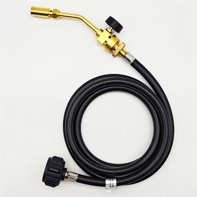 

ELEG-Propane Torch Welding Torch Soldering BBQ Torch With Regulating Valves 1.8M Hose Welding Tool Easy Install
