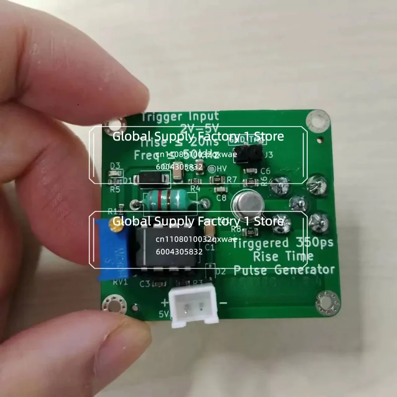 Fast Edge Pulse Generator Module External Trigger Support 350ps Rise Time High Speed Signal Generator Electronic Test Tool