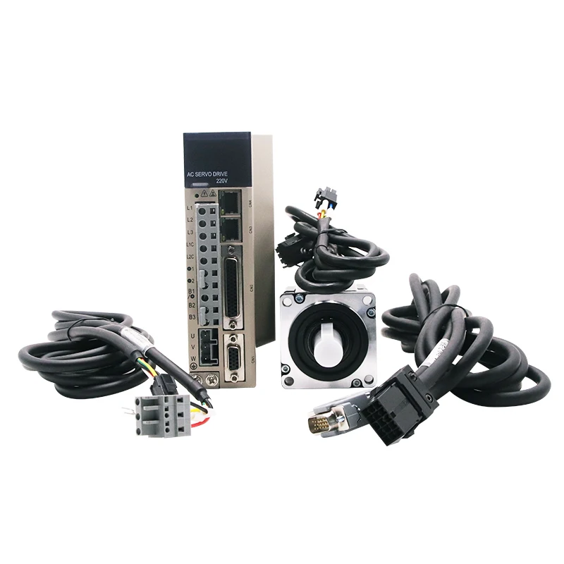 Siheng Motor Factory 90mm Series 750w Servo Motor Kit 3000Rpm High Speed 2.4NM Ac Motor and Driver for Industrial Use