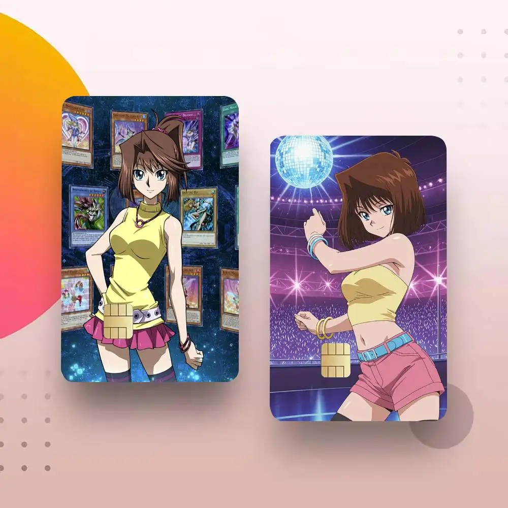 Anime Yu-Gi-Oh T-Tea Gardner 4pcs 1Set Card Stickers Small Waterproof Chip 4PCS Card Sticker Anti-Scratch