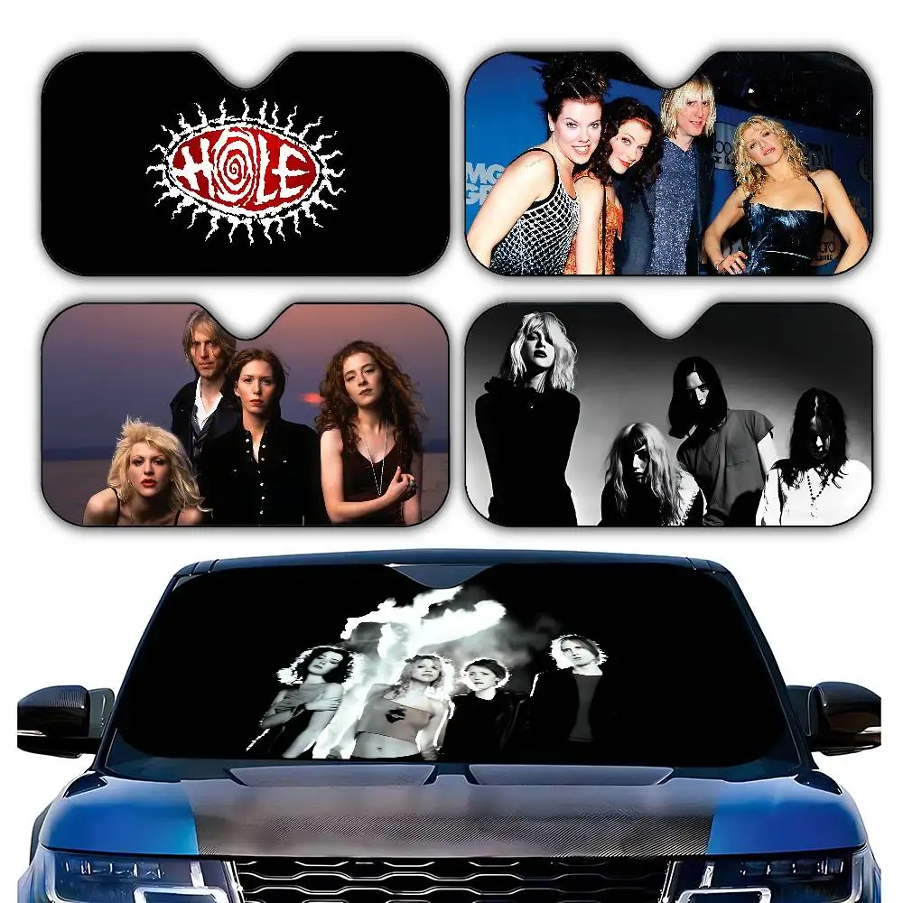 

H-HoleS Band Car Sunshade Curtains Driving Car SunShade Windscreen Cover Shade Car SunShade UV Rays Sun Visor Protector