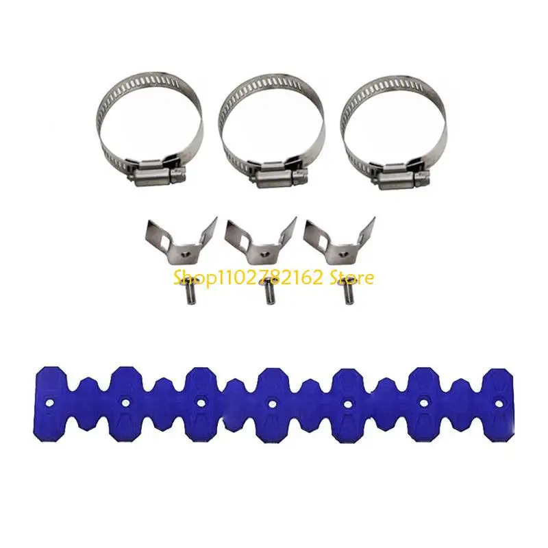 

547B Motorcycle Head Pipe Guard for Dirt Bikes Exhaust Insulation Muffler Cover Flexible Exhaust Heat Shield