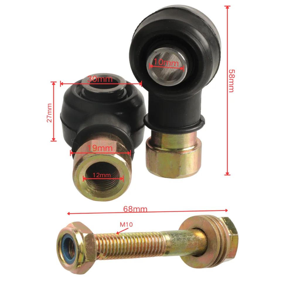 2 Sets Ball Joint Tie Rod End Kit Fits Polaris Sportsman 500 700 800 HO EFI 4x4 6X6 Trail Boss 325 330 ATV Karting Quad Bike