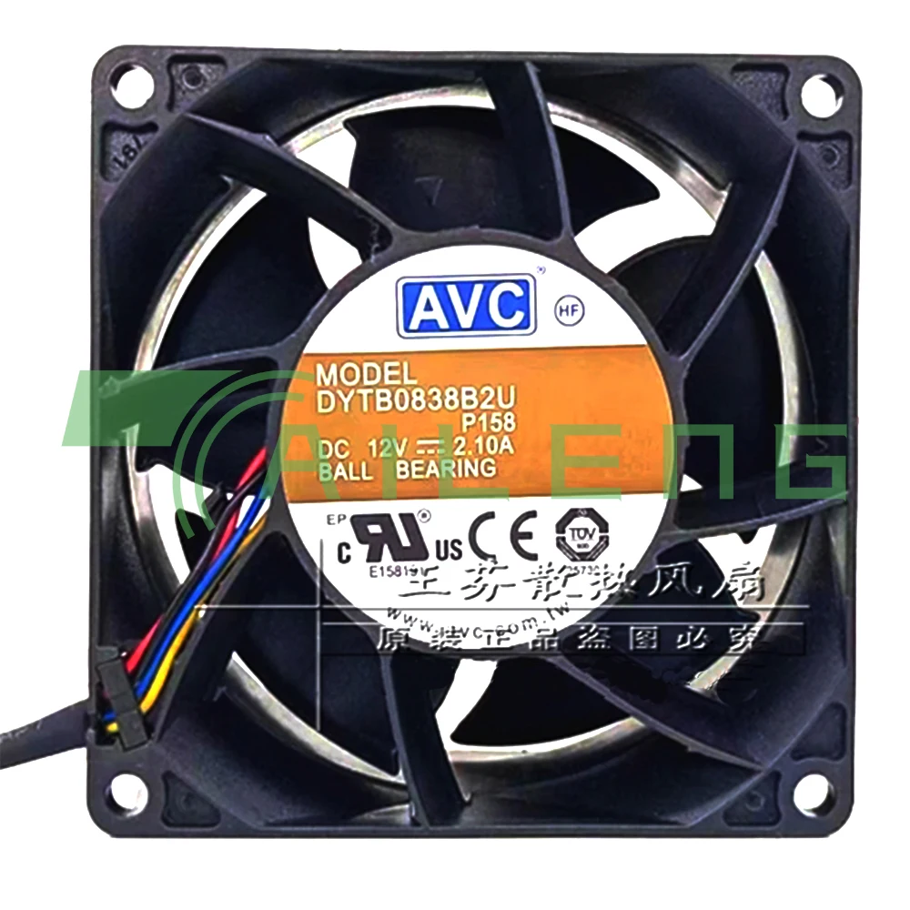 for AVC DYTB0838B2U DC12V 2.1A 8038 8CM Violent cooling fan 80*80*38MM cooler