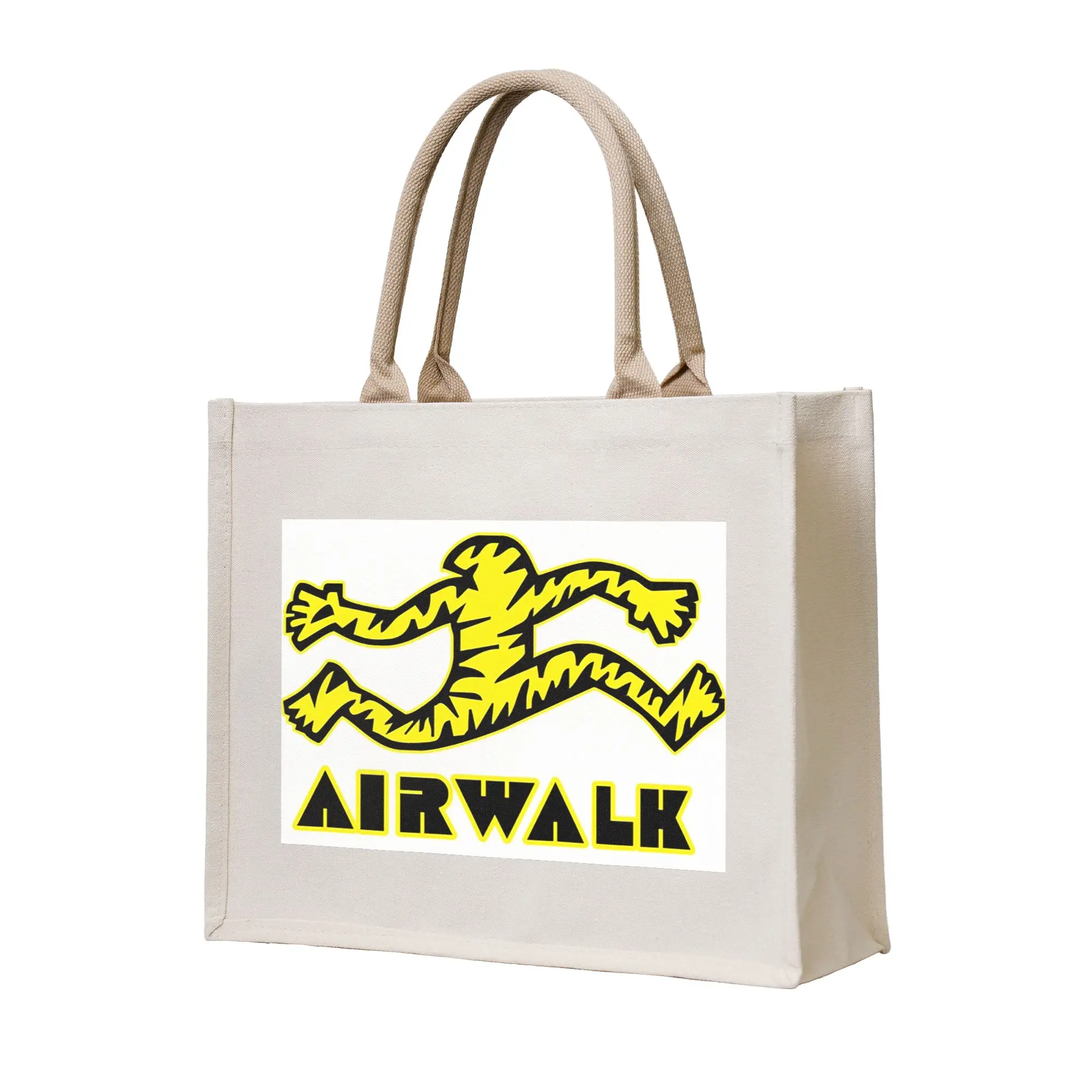 

Сумка-шоппер в стиле тату Old School Style Airwalk, холщовая складная сумка-тоут для женщин, дорожная сумка через плечо