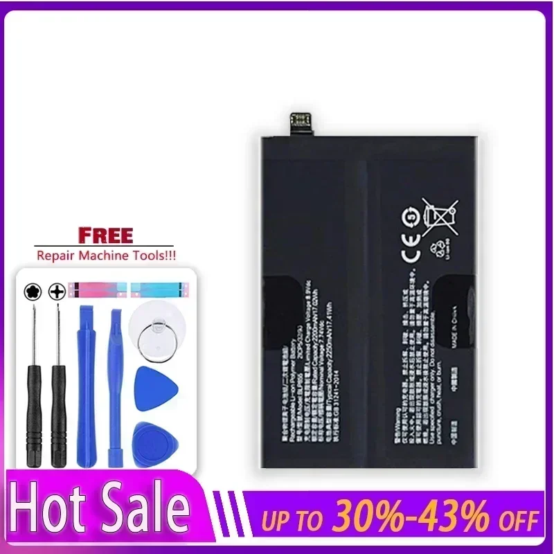 

2250mAh Replacement Battery BLP855 for OPPO Reno 6 Pro 5G Portable Mobile Phone Batteries Warranty + Track Code