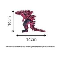3D Printed Muscle Dinosaur Action Figure Mini Toys Monster Figure Joint Model Movable Rotatable Desktop Ornament Kids Gift 4